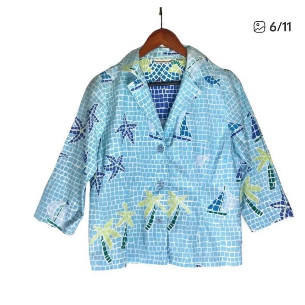 Weekend Clothesline -cute summer dress with matching jacket VTG 2 piece set
